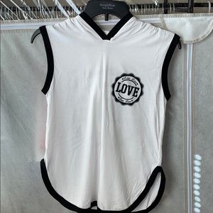 Love Short Sleeve Hoodie